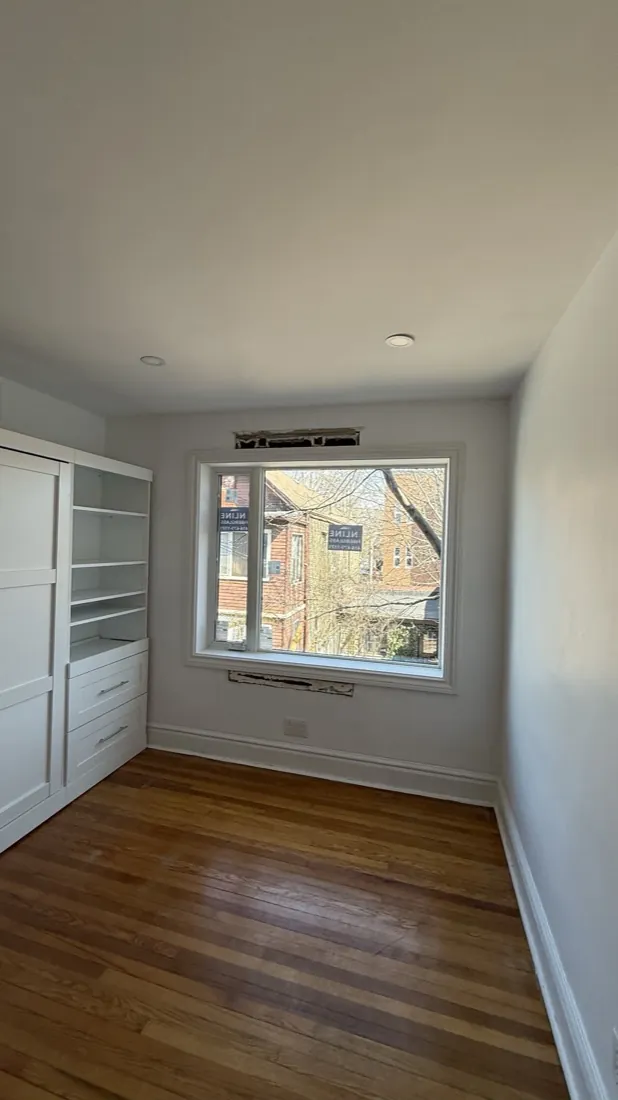 New picture window in a renovated GTA bedroom