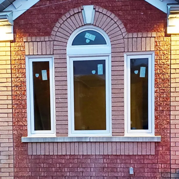 Arched window replacement in Vaughan